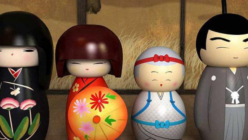 Papusi japoneze traditionale - reinventarea jocului artistic