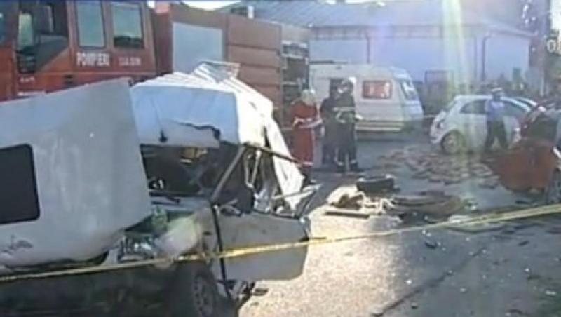 VIDEO! Accident cu victime in Tunari