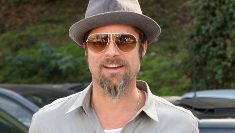 Brad Pitt, nerecunoscut de copii, din cauza barbii