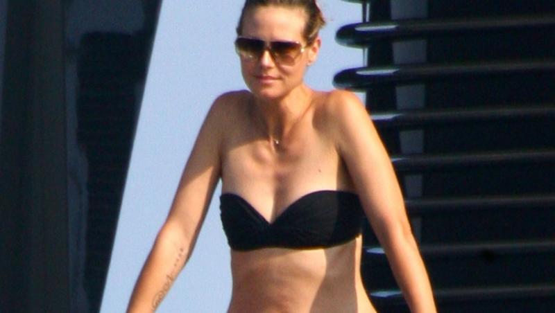 FOTO! Heidi Klum nu a scapat de burtica