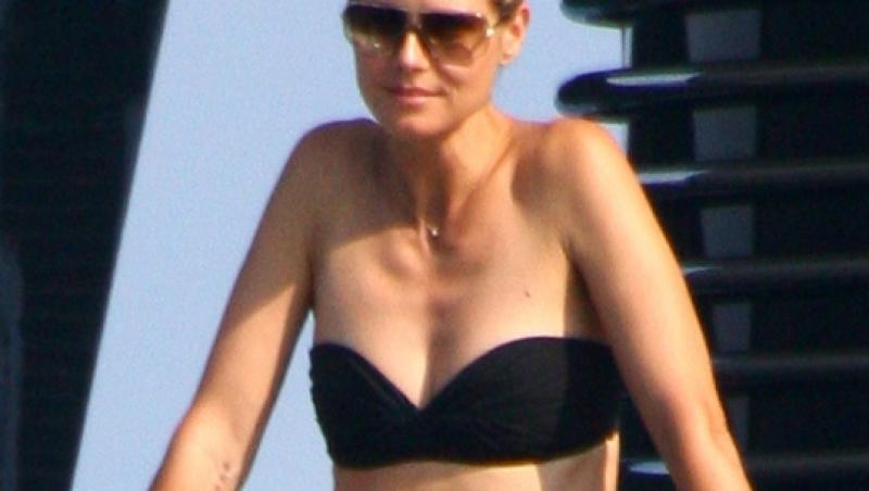 FOTO! Heidi Klum nu a scapat de burtica