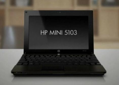 HP Mini 5103 - notebookul cu touchscreen optional