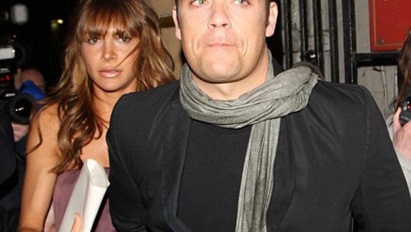 Robbie Williams se insoara sambata cu Ayda Field