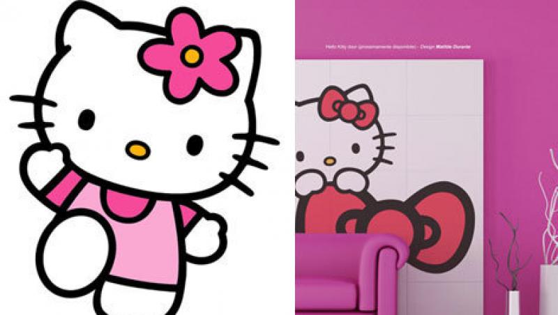 Hello Kitty - pisica japoneza care te intampina la usa