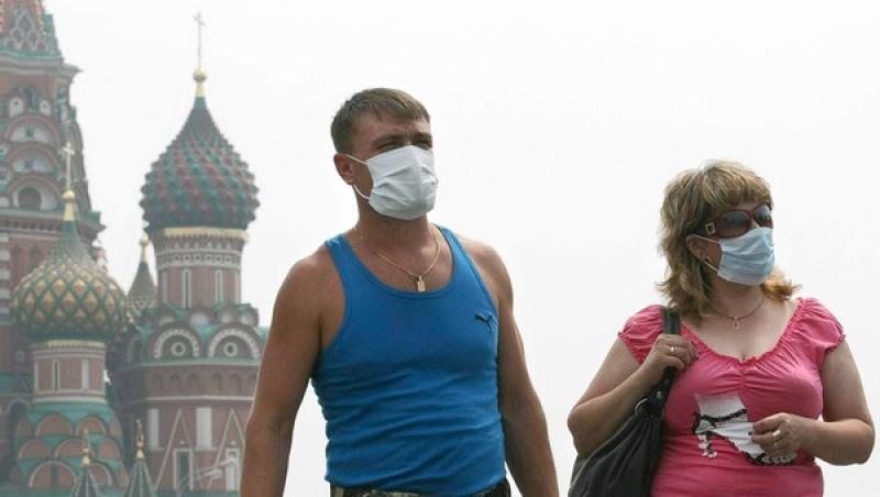 VIDEO! Moscova, oras paralizat de incendiile de vegetatie