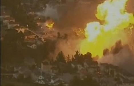 VIDEO! Explozie puternica intr-un cartier rezidential din San Francisco