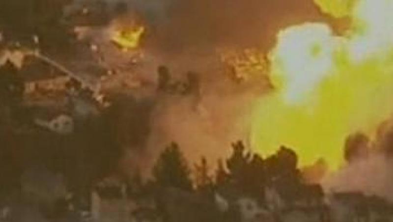 VIDEO! Explozie puternica intr-un cartier rezidential din San Francisco