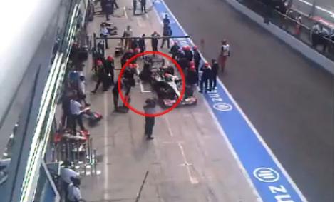 VIDEO! F1/ Un mecanic a fost lovit grav de monopostul lui Sakon Yamamoto