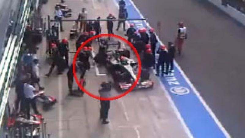 VIDEO! F1/ Un mecanic a fost lovit grav de monopostul lui Sakon Yamamoto
