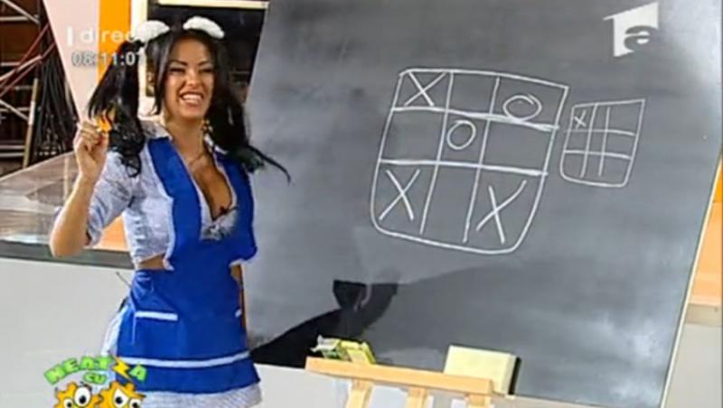 VIDEO! Daniela Crudu, in rol de scolarita la Neatza
