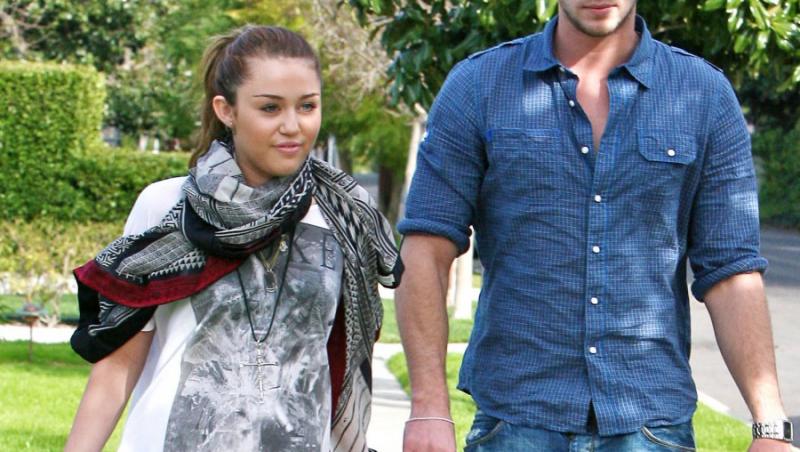 Miley Cyrus si Liam Hemsworth, din nou impreuna