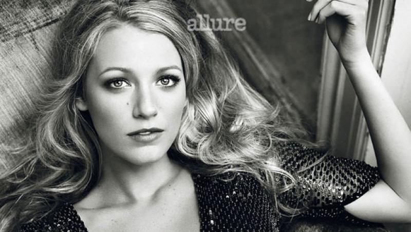 FOTO! Blake Lively pe coperta Allure: 