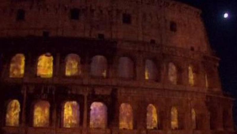 VIDEO! Colosseum-ul in flacari