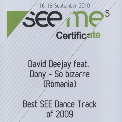 Best See Label” si “Best See Dance Track” pentru CAT MUSIC in cadrul festiovalului SOUTH-EAST EUROPEAN MUSIC EVENT 2010
