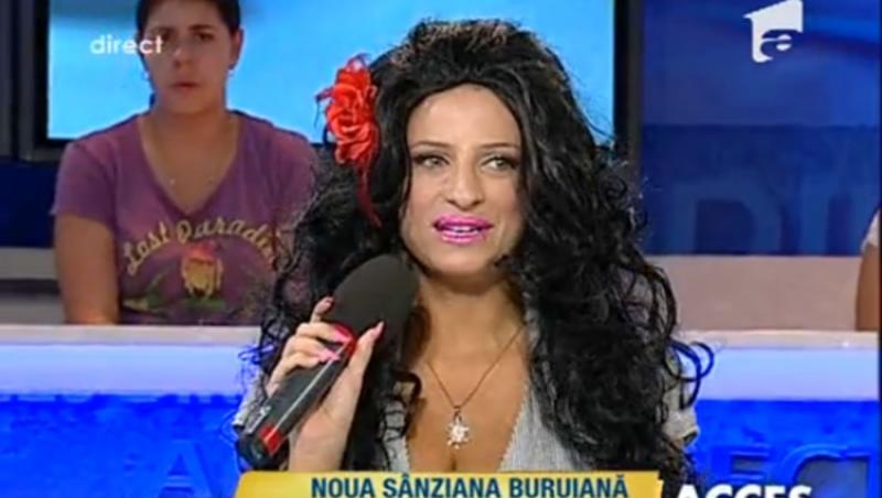 Sanziana Buruiana se face fata serioasa si s-a vopsit bruneta