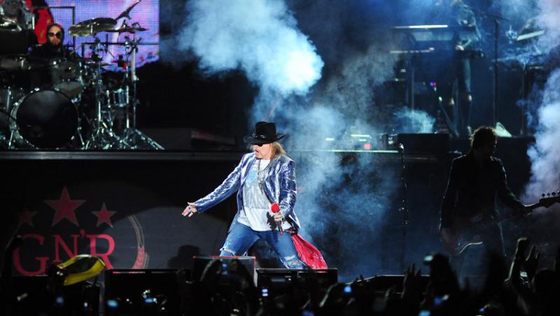 Concertul Guns N'Roses a avut de toate