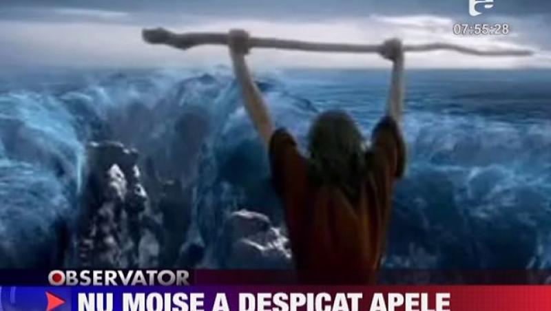 VIDEO! Nu Moise a despartit apele, ci vantul