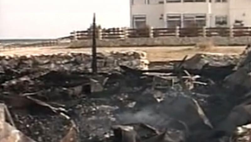 VIDEO! Terase incendiate in Vama Veche