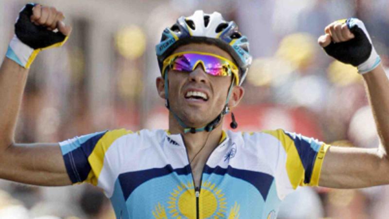 Alberto Contador, prins dopat in Turul Frantei