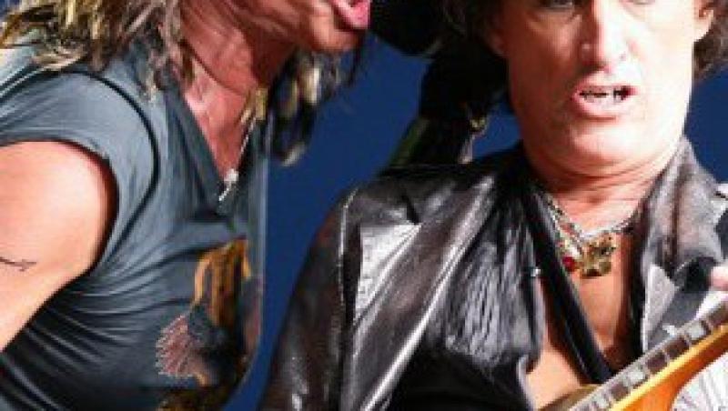 VIDEO! Intalnire cu idolii de la Aerosmith
