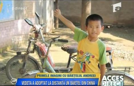 VIDEO! Primele imagini cu fiul chinez adoptat al Andreei Marin