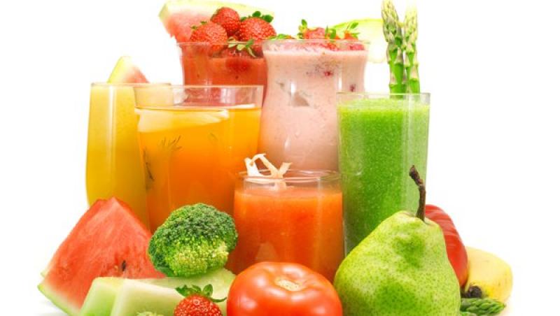 Fructele, sucurile si legumele sunt aliatii tai in diete