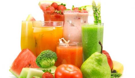 Fructele, sucurile si legumele sunt aliatii tai in diete
