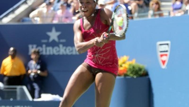 Venus Williams cu rochia ridicata la US Open