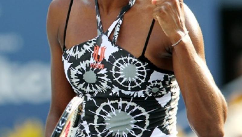 Venus Williams cu rochia ridicata la US Open