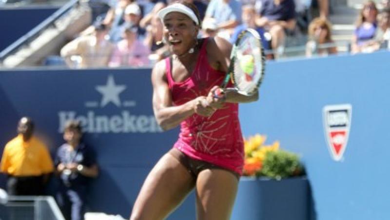 Venus Williams cu rochia ridicata la US Open