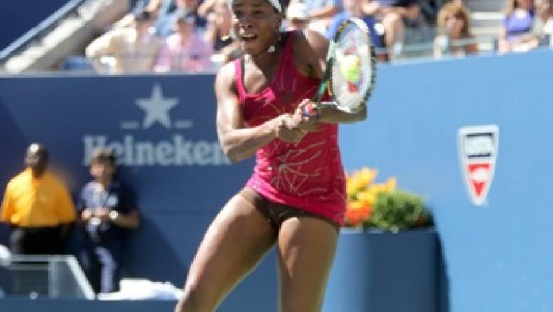 Venus Williams cu rochia ridicata la US Open