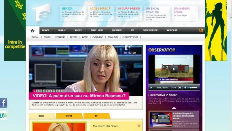 Antena1.ro a intrat direct pe locul 5 la categoria „Stiri generale