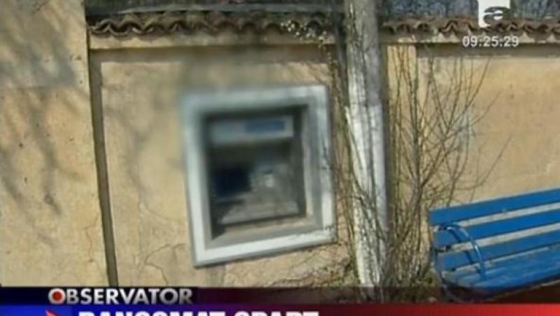Jaf la indigo in Brasov: Hotii au taiat un bancomat si l-au batut pe paznic
