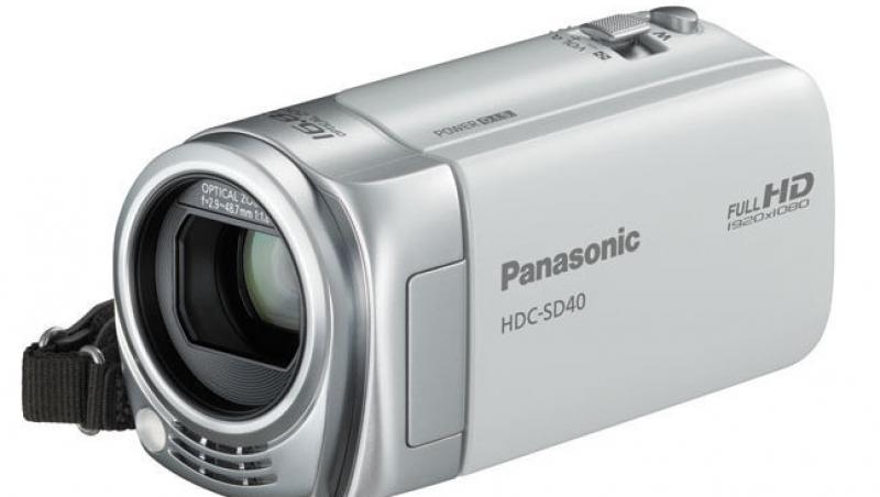 Panasonic HDC SD-40: cea mai usoara camera video