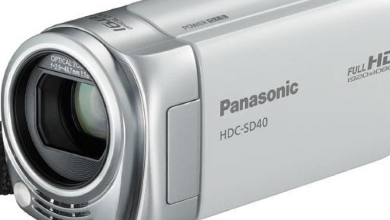 Panasonic HDC SD-40: cea mai usoara camera video