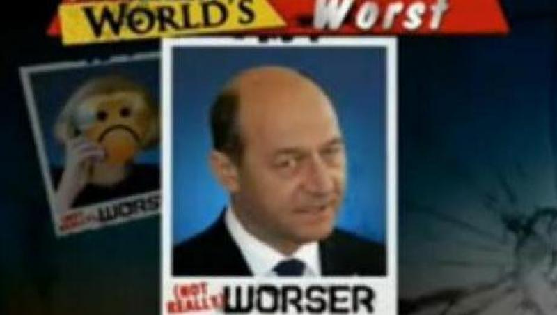 VIDEO! Basescu, ironizat de o televiziune americana
