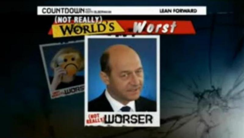 VIDEO! Basescu, ironizat de o televiziune americana