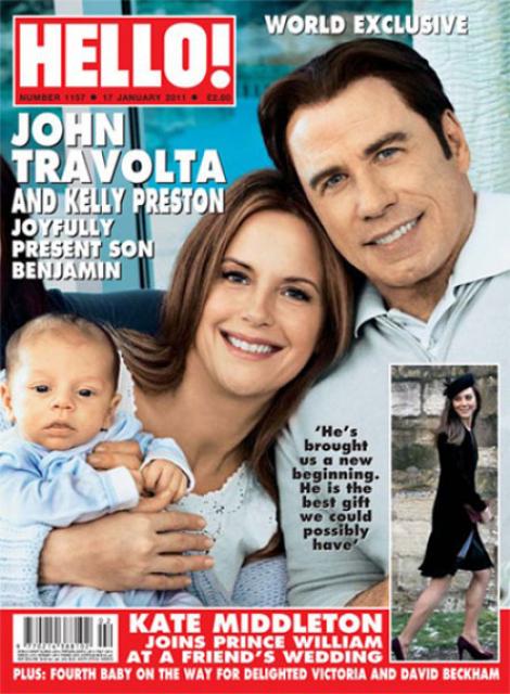 John Travolta - prima poza cu fiul sau nou nascut!