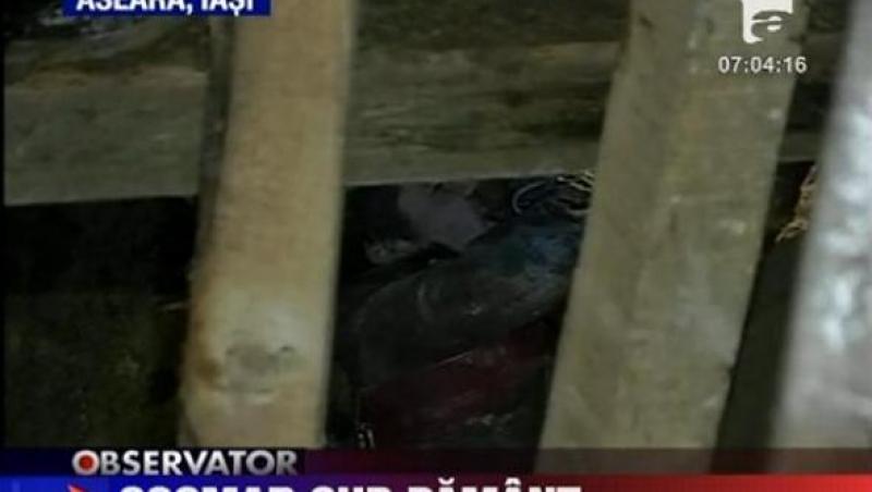 VIDEO! Iasi: Un tanar a fost prins sub un mal de pamant