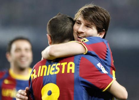 Cupa Spaniei: FC Barcelona - Betis 5-0/ Messi, hat-trick