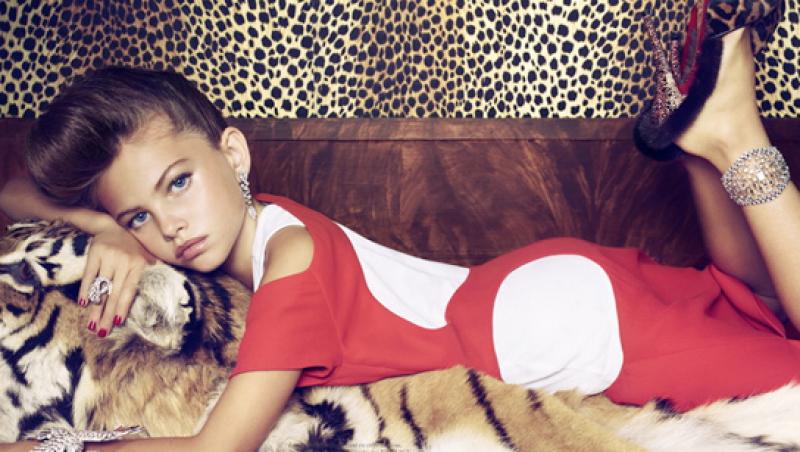 FOTO! SOCANT: Fetite in ipostaze sexy in Vogue Franta!