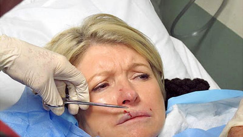 FOTO! Martha Stewart, muscata de propriul caine!