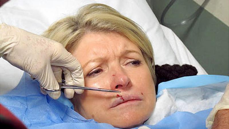 FOTO! Martha Stewart, muscata de propriul caine!