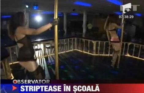 VIDEO! SUA: O scoala a fost transformata intr-un club de striptease