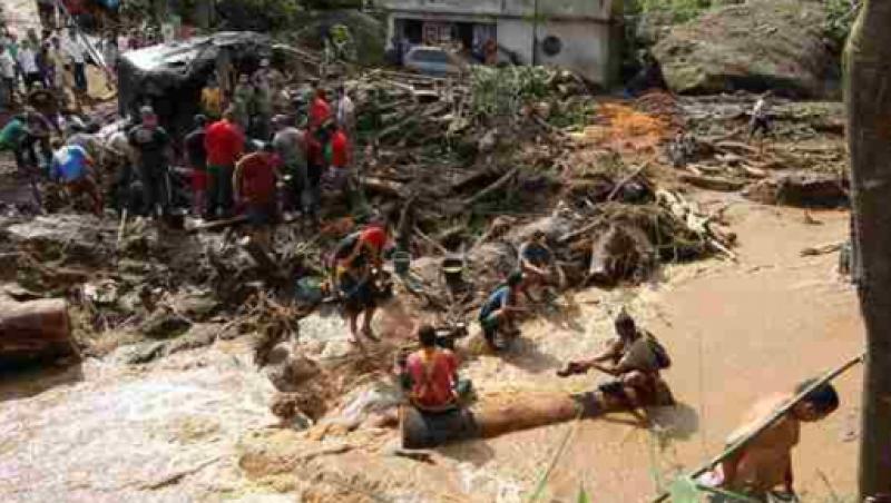 Inundatii catastrofale in Brazilia: Peste 600 de morti!