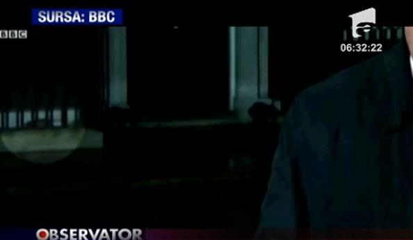VIDEO! Sobolan filmat in fata biroului premierului britanic