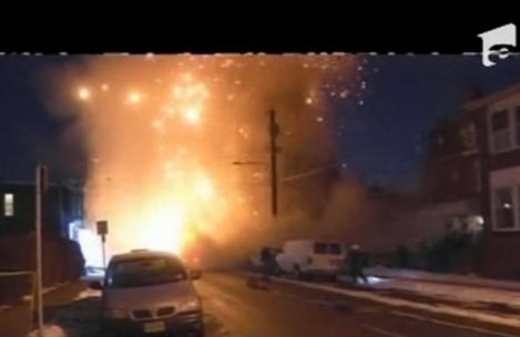 VIDEO! Incendiu de proportii in Philadelphia: 1 mort si 4 raniti