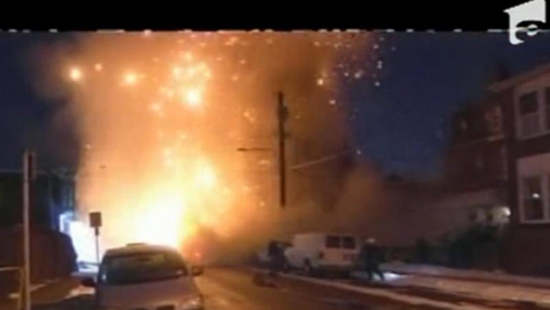 VIDEO! Incendiu de proportii in Philadelphia: 1 mort si 4 raniti