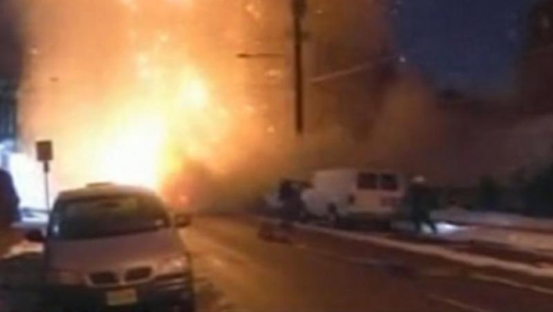 VIDEO! Incendiu de proportii in Philadelphia: 1 mort si 4 raniti