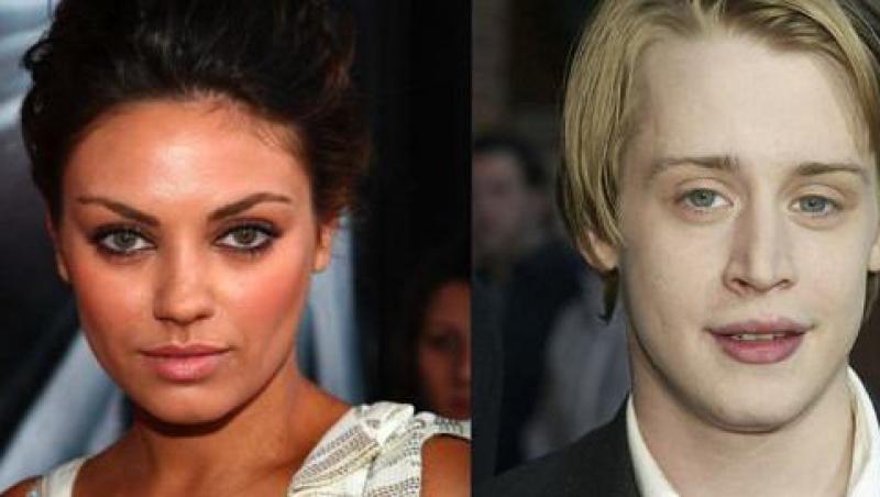 Actorii Mila Kunis si Macaulay Culkin s-au despartit, dupa o relatie de opt ani